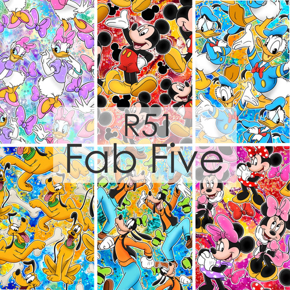 Pre-Order Fabric Fab 5
