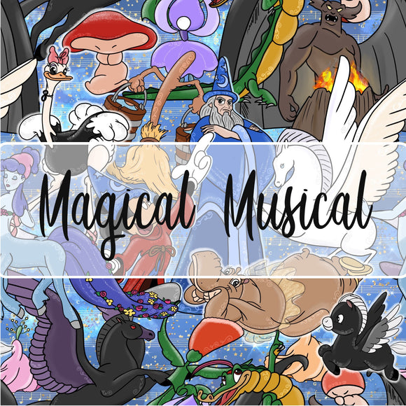 Pre-Order Fabric Magical Musical