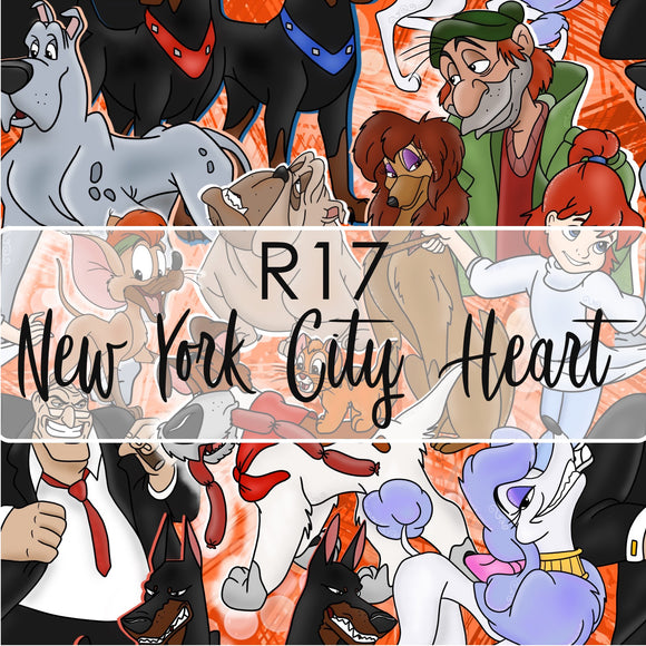 Pre-Order Fabric New York City Heart