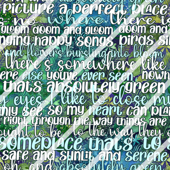 Green Lyrics (R52)