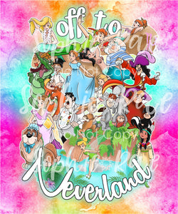 Neverland Rainbow Topper (R26)