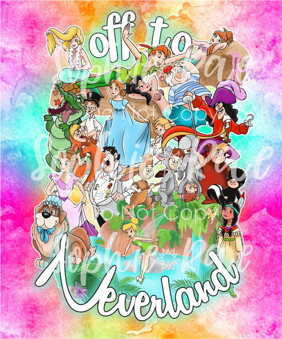 Neverland Rainbow Topper (R26)