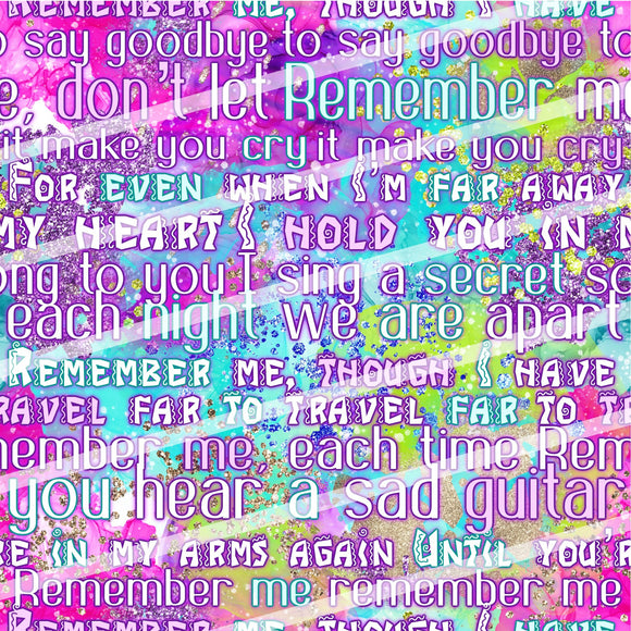 Remember Lyrics (R46)