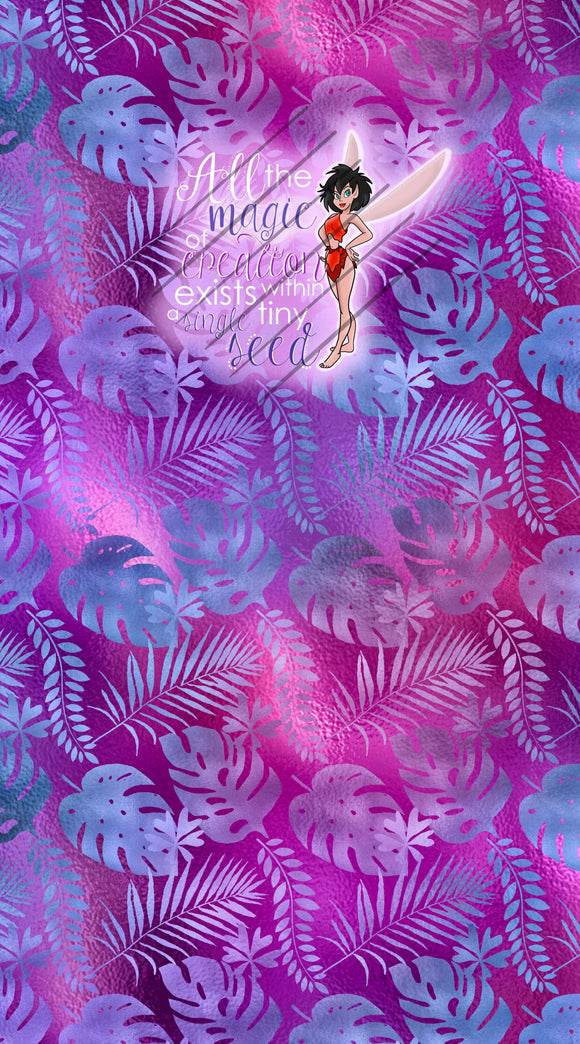 Rainforest Fairy Purple Panel (R11)