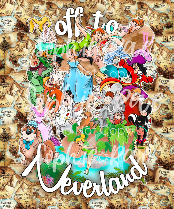 Neverland Map Topper (R26)